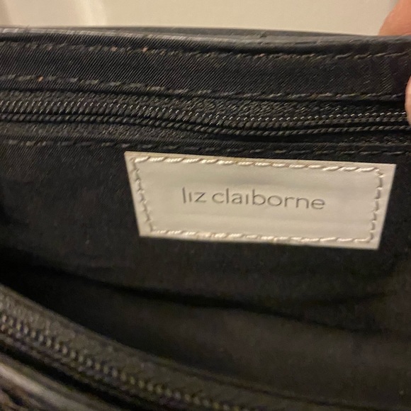 NWOT Liz Claiborne Y2K Retro Vintage Croc Embossed bag - Picture 6 of 7